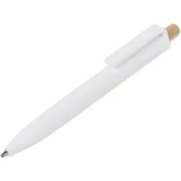 Altitude Tickit Recycled Plastic & Bamboo Ball Pen Solid White